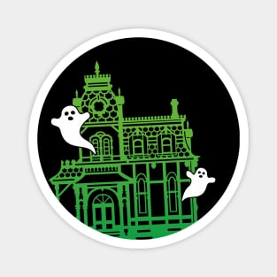 Haunted Victorian House Magnet